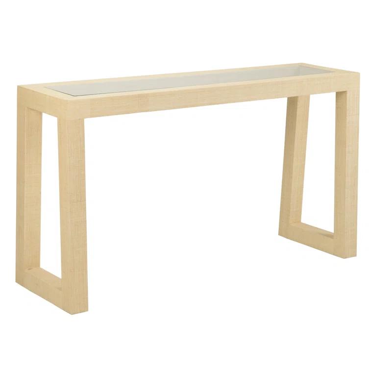 Wildwood Gaston 60'' Glass Top Console Table