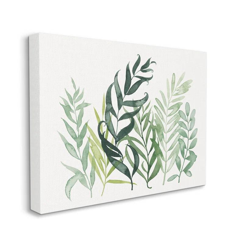 Stupell Industries " Layered Plant Leaves Botanical " by Grace Popp