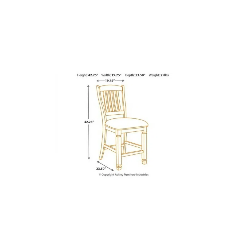 Signature Design by Ashley 24" Counter Stool (Set of 2)