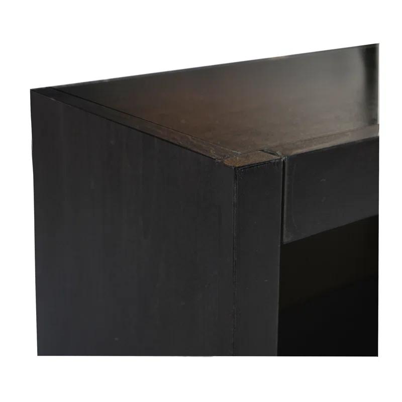 Winston Porter Herard 5 Shelf Wood Bookcase, 72 inch Tall