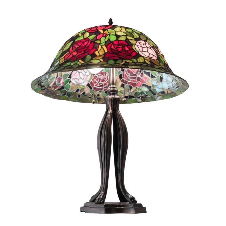 Meyda Lighting Meyda Tiffany & Stained Glass Metal Table Lamp