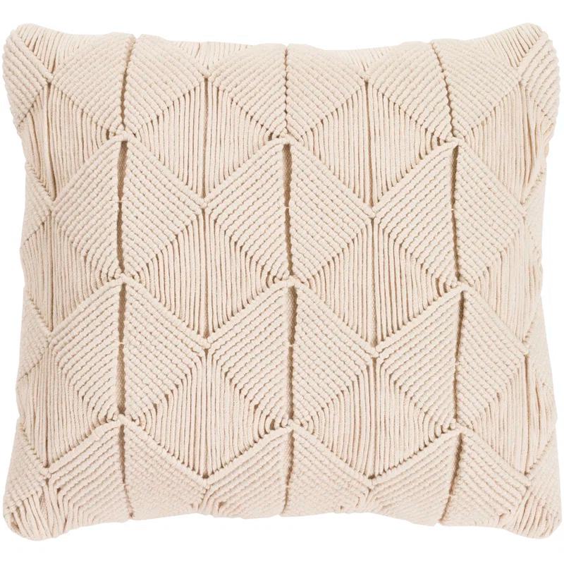 Livabliss Migramah Cotton Reversible Throw Pillow