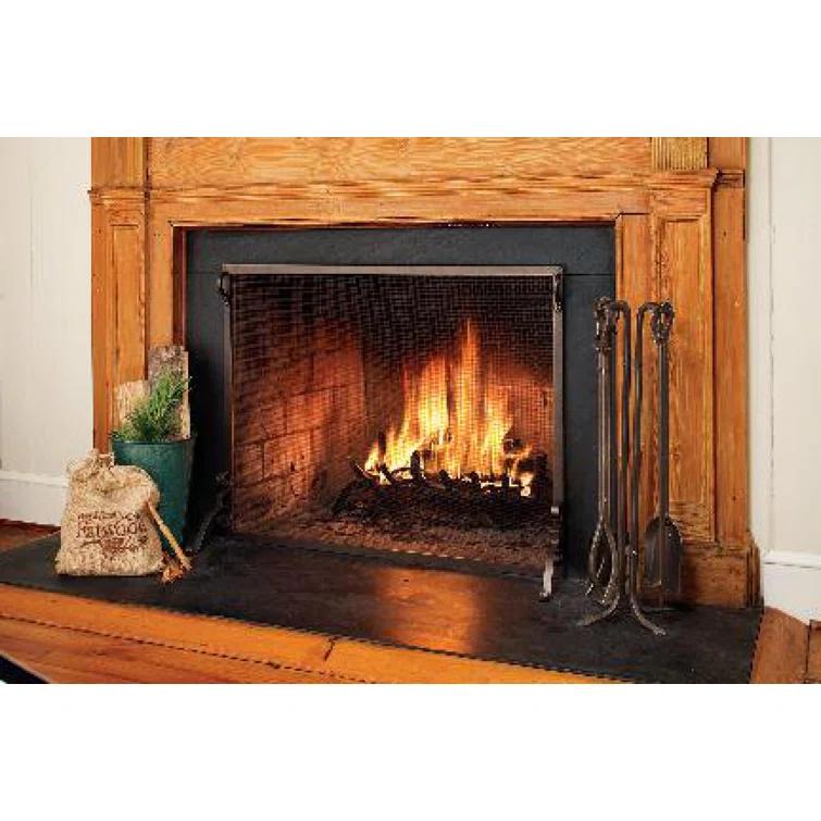 Plow & Hearth Steel Fireplace Screen