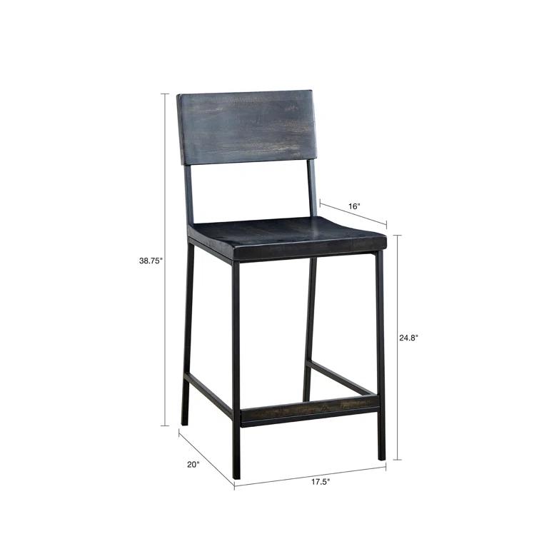 Carter Solid Wood Counter Stool