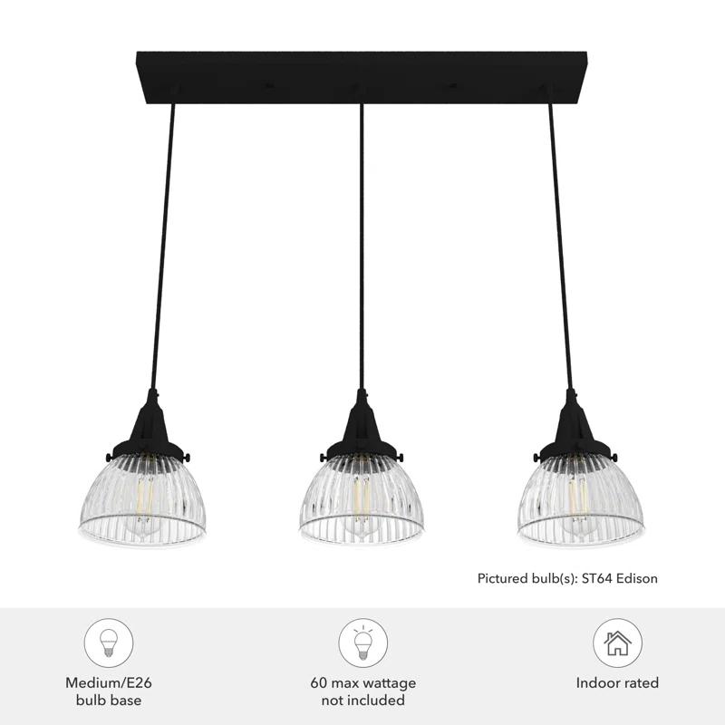Cypress Grove 3 - Light Cluster Bell Pendant