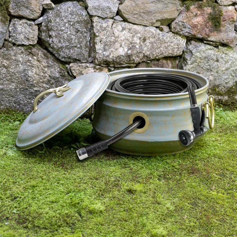 Good Directions Sedona Metal Container Hose Pot