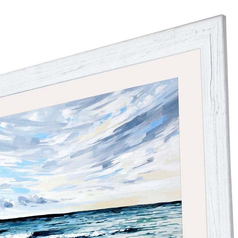 " Whispy Clouds " by Casey Painting Print