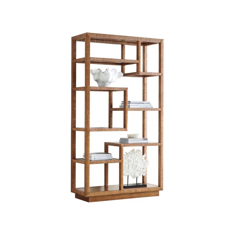 Tommy Bahama Home Palm Desert Bryce Raffia Etagere