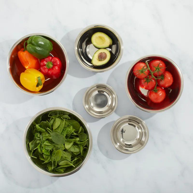 JoyJolt Joyjolt Stainless Steel Mixing Bowl, Set Of 6