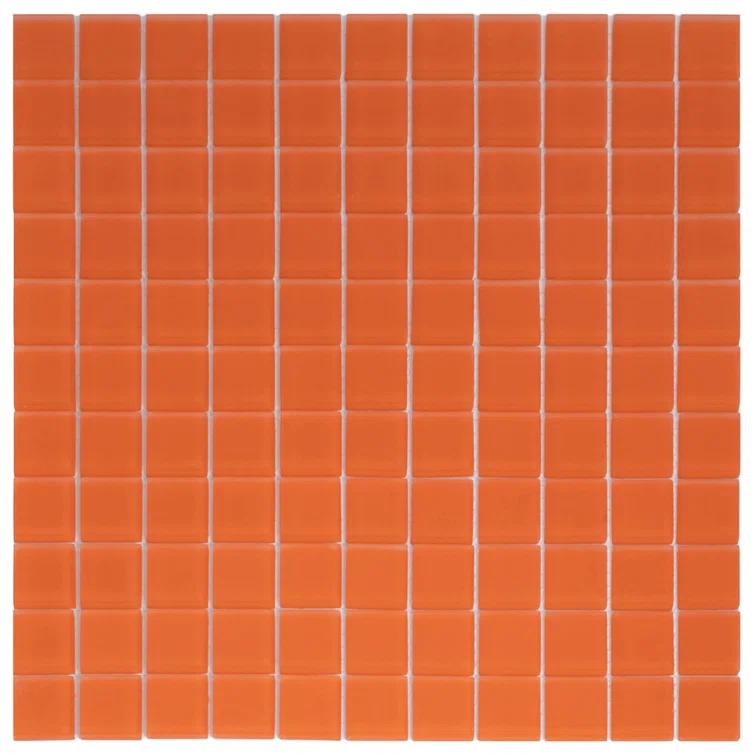 Apollo Tile 11.8" X 11.8" Matte Finished Glass Mosaic Tile