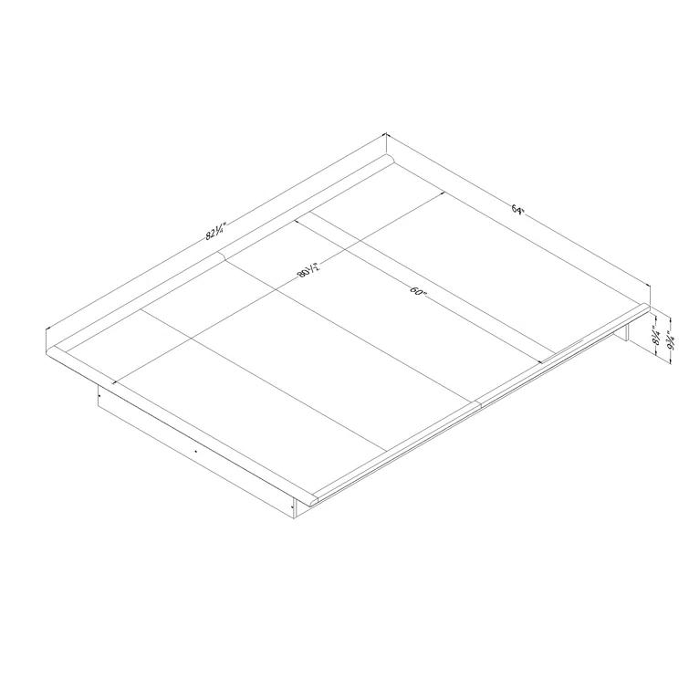South Shore Step One Platform Bed