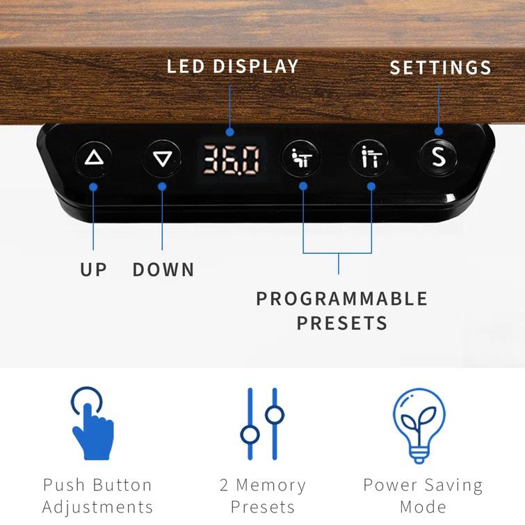 Vivo VIVO 47" x 24" Electric Sit Stand Desk (DESK-E144BN series)