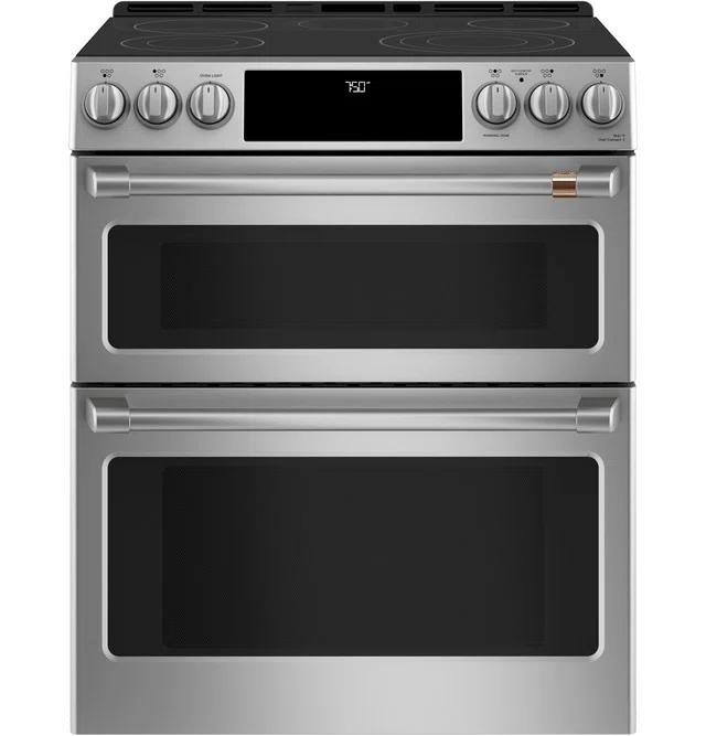 Café Café 30" 6.7 cu. ft. Smart Slide-in Electric Range with Convection and Radiant Cooktop CES750P2MS1