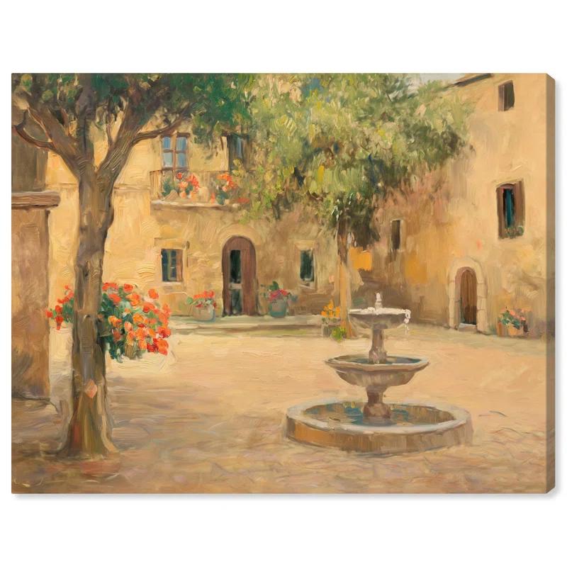 Art Remedy Historic Oasis Canvas Vintage Art Prints by Art Remedy