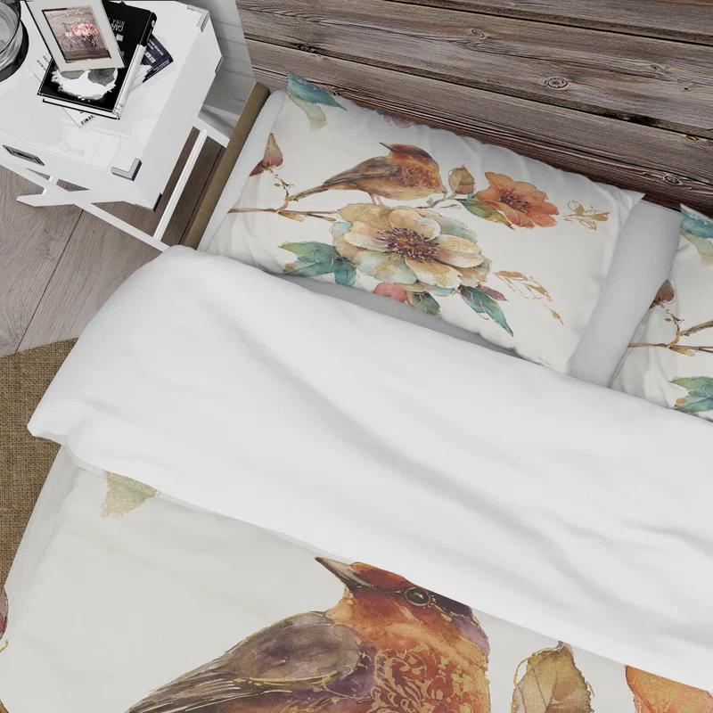 Farmhouse / Country Floral Duvet Cover Set