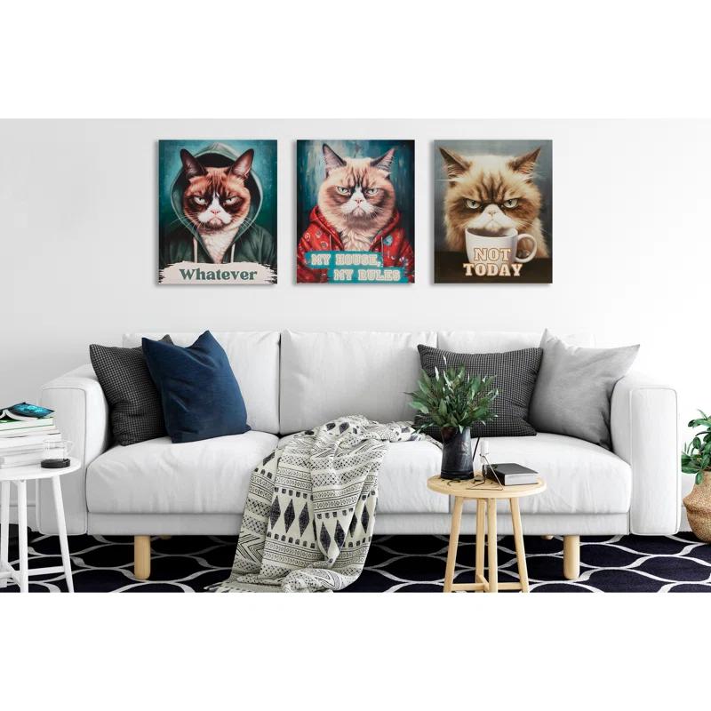 510 Design Grumpy Cats " Grumpy Cats Not Today " by Tessa Kane