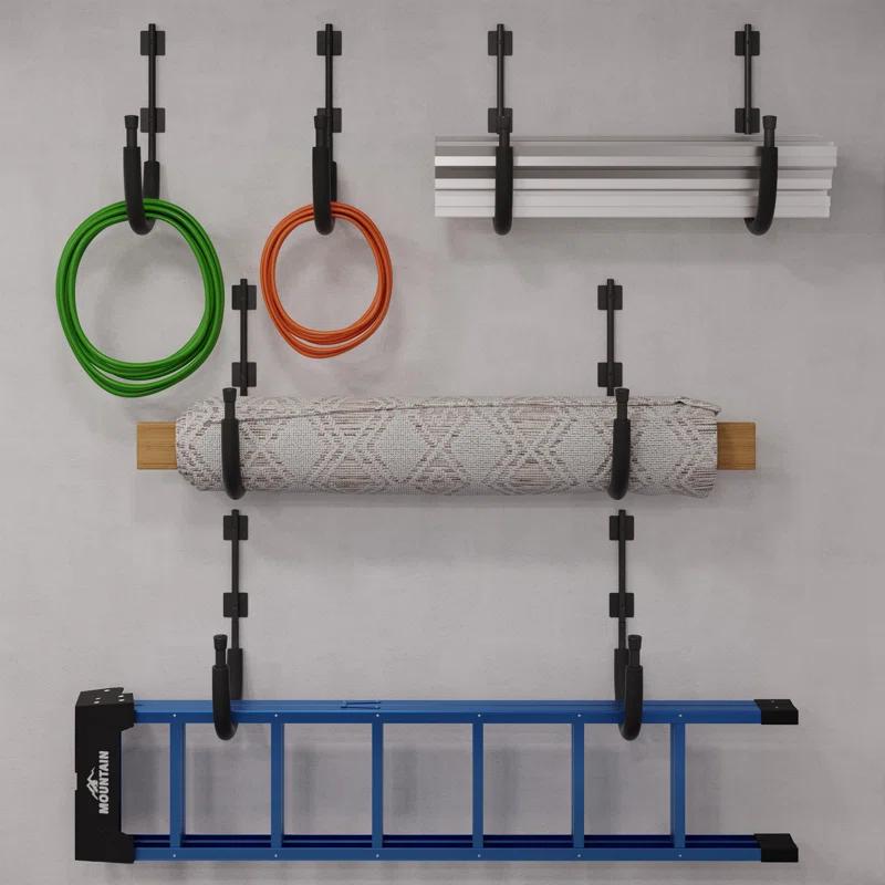 Pentagon Tool Rad Sportz Kayak Storage Rack - 100lb Capacity Kayak Wall Mount Hangers for Paddleboards, Surfboards, or Snowboards - For Garage or Shed 2030 Kayak Wall Hangers