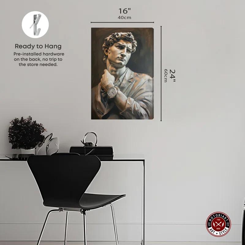 Notori Art Notoriart Classy Sculpture Framed Style 1 Piece Canvas Wall Art