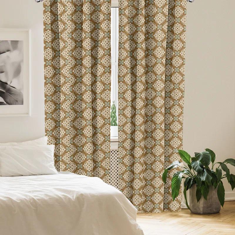Semi-Sheer Rod Pocket Sliding Panel (Set of 2)