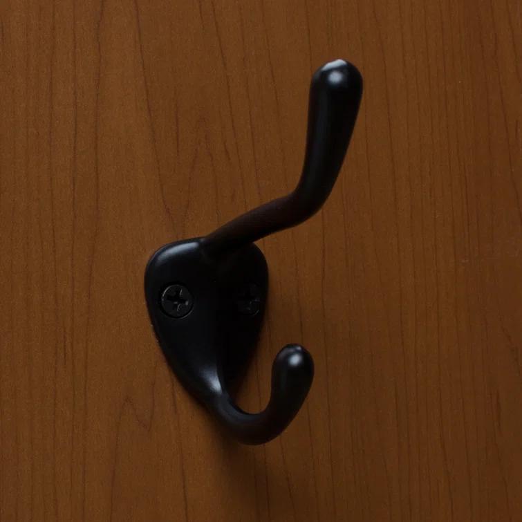 GlideRite Hardware Wall Mounted Robe Hook (Set of 10) 7014-MB-10