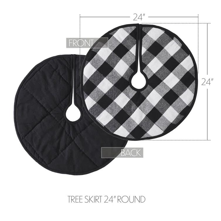 VHC Brands Annie Buffalo Check Cotton Tree Skirt