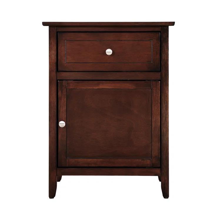Sutherlans Cranbrook Modern Nightstand, Nightstand with 1 Drawer 1 Door & Reviews | Wayfair
