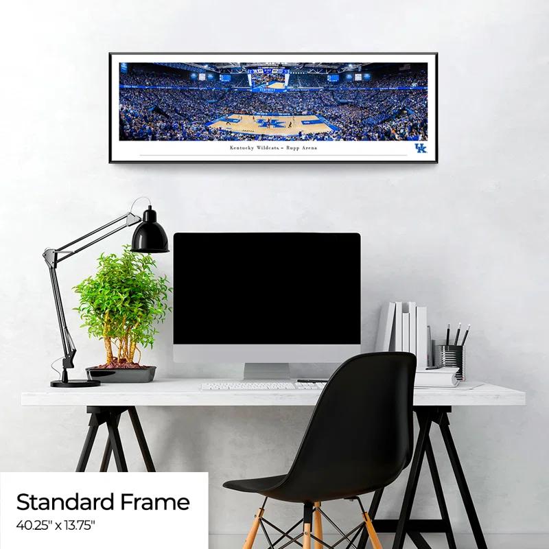 Blakeway Worldwide Panoramas, Inc NCAA Kentucky Wildcats Basketball Panoramic Print