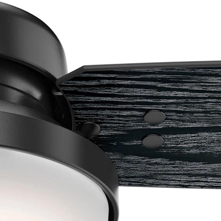 Hunter Fan 52" Sentinel 3 -Blade Standard Ceiling Fan with Remote Control and Light Kit Included