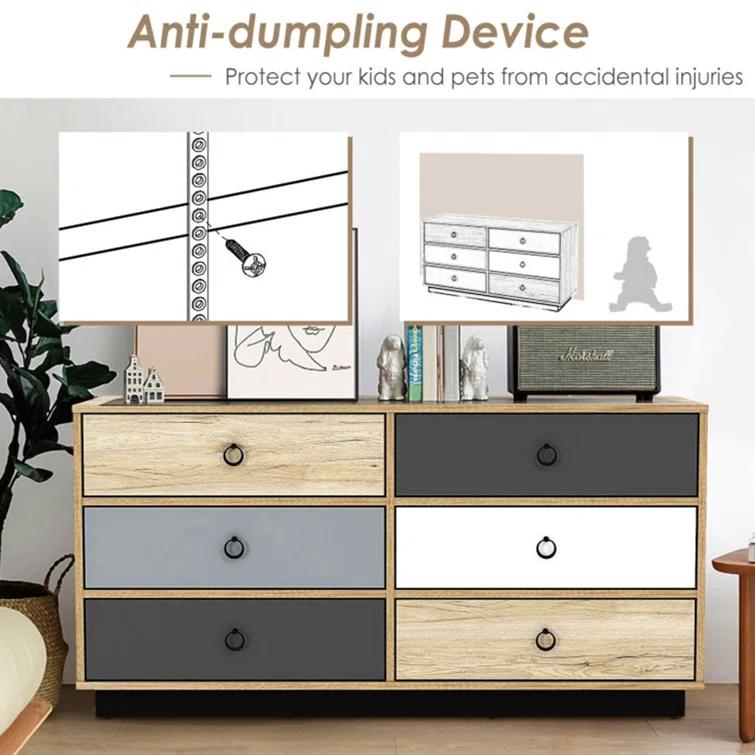 Longshore Tides Eglinton 47'' W 6 - Drawer Dresser
