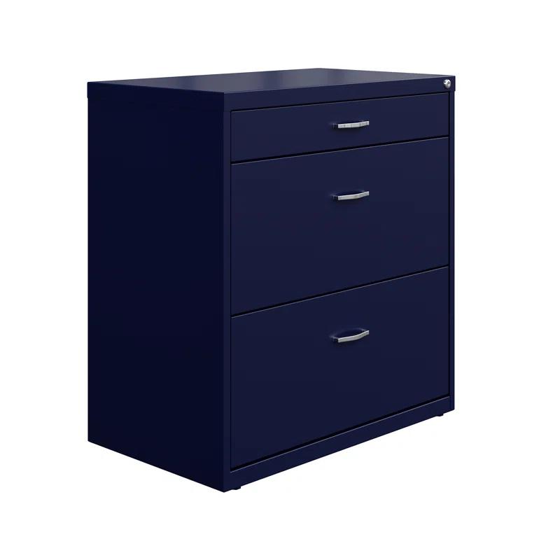 Inbox Zero Clete 30'' Wide 3 -Drawer Steel File Cabinet