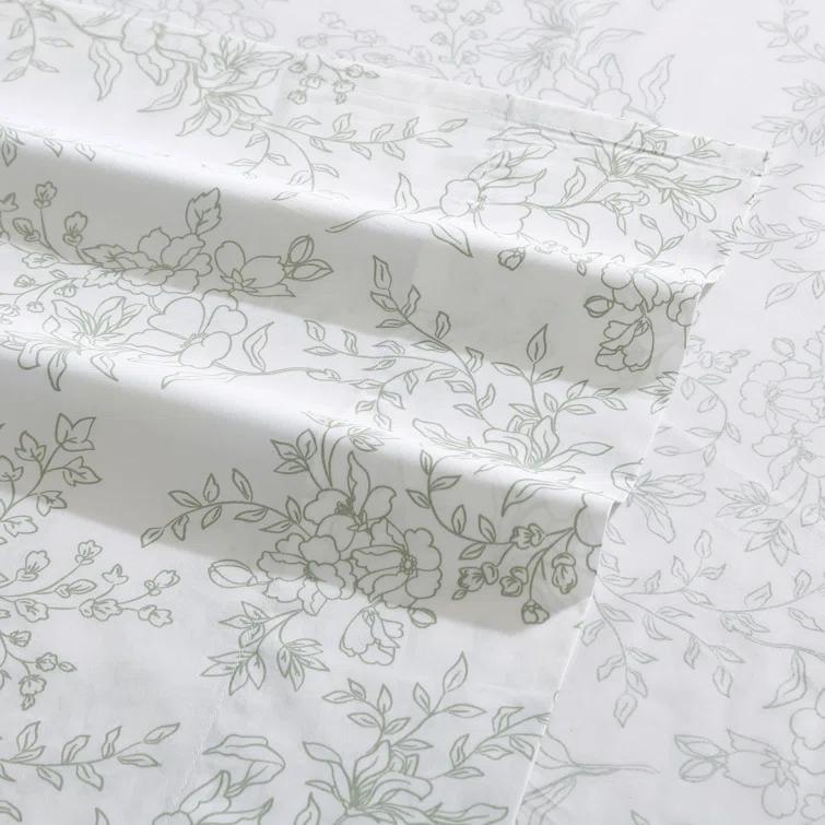 Stone Cottage Bedding Stone Cottage Hawley Floral Cotton Green Sheet Set