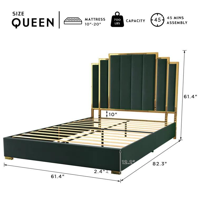 Willa Arlo™ Interiors Duncanville Upholstered Platform Bed