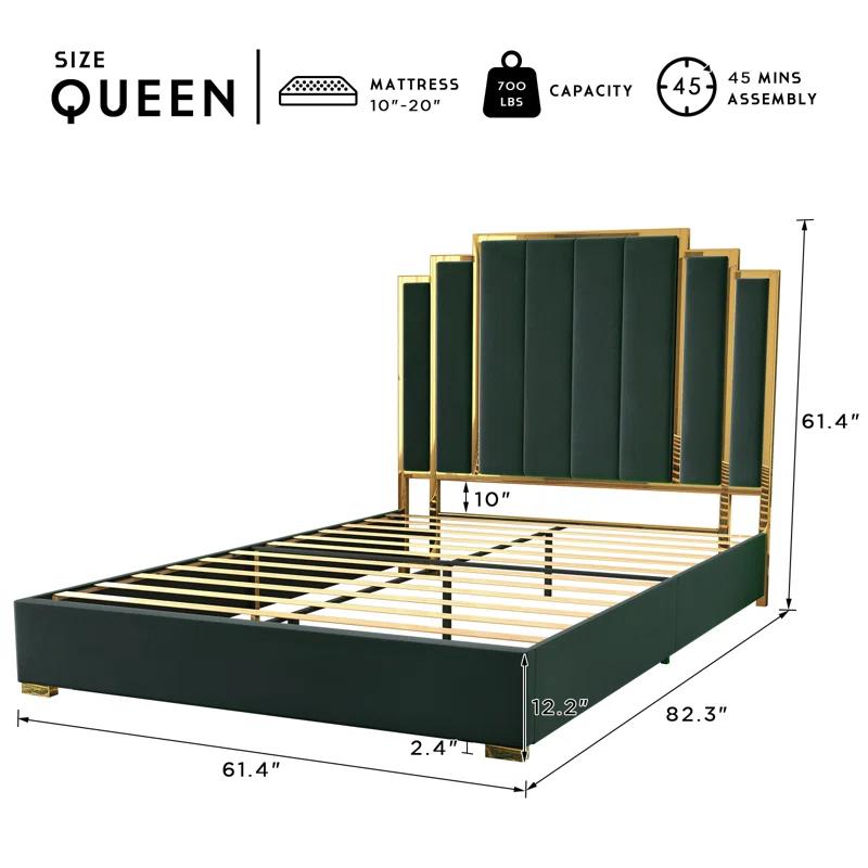 Willa Arlo™ Interiors Duncanville Upholstered Platform Bed
