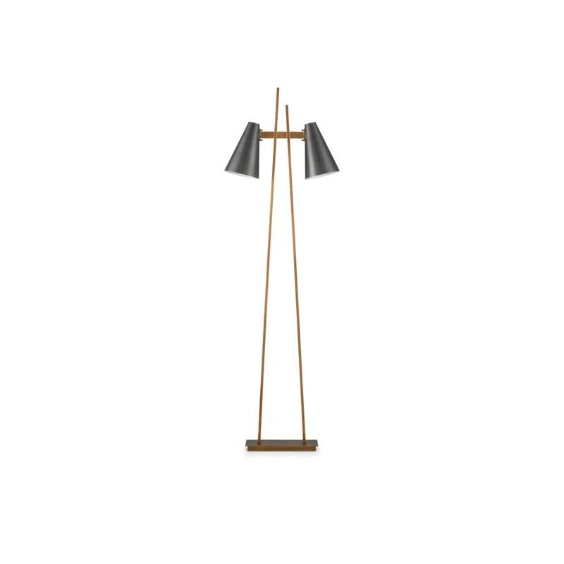 Currey & Company Duet Floor Lamp