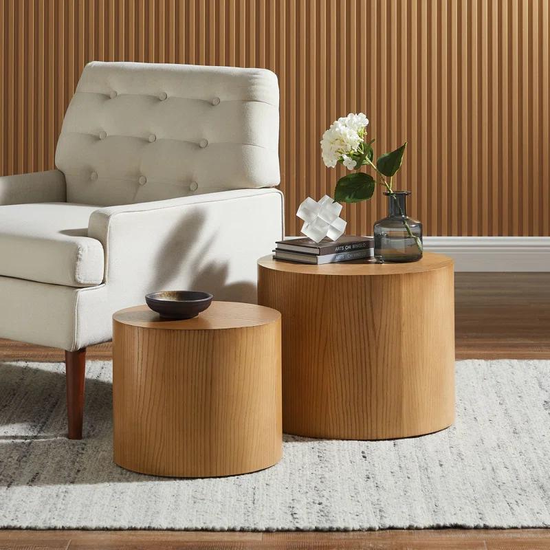 Modway Amani Round Nesting Coffee Tablesset Of 2
