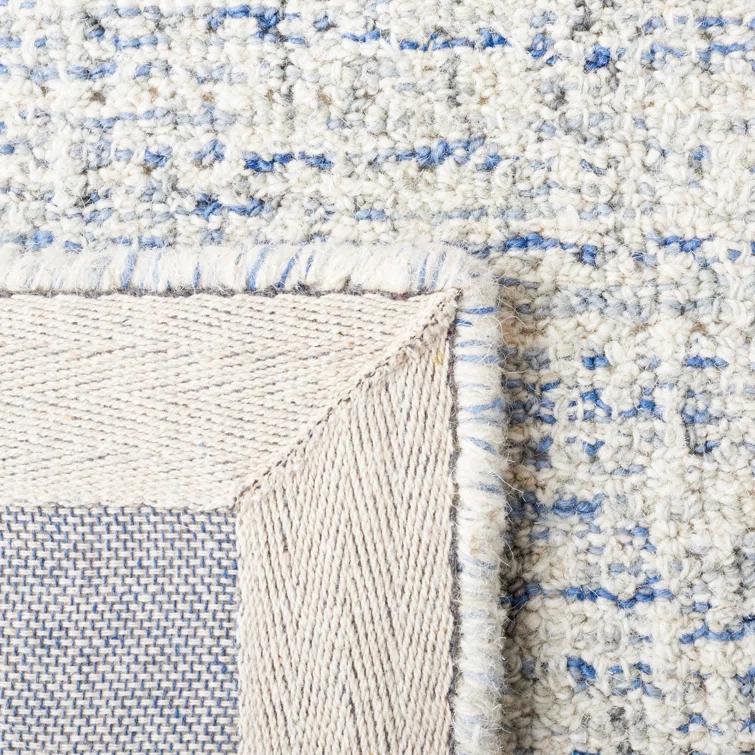 Sand & Stable™ Zachary Handmade Tufted Wool Blue/Ivory Area Rug