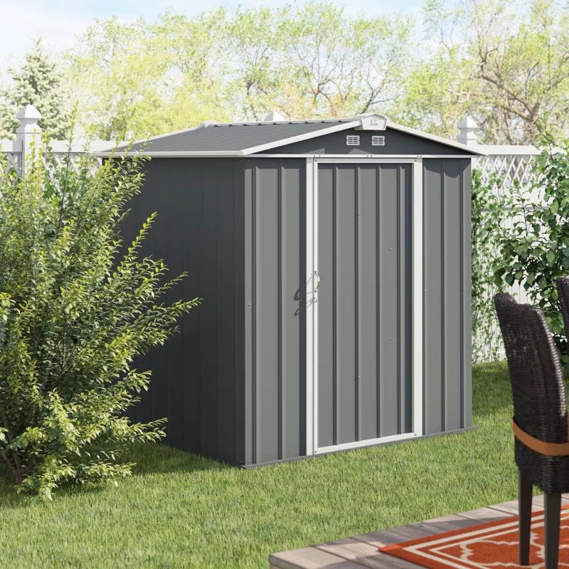 Arrow EZEE Shed 6 ft. W x 5 ft. D Metal Storage Shed