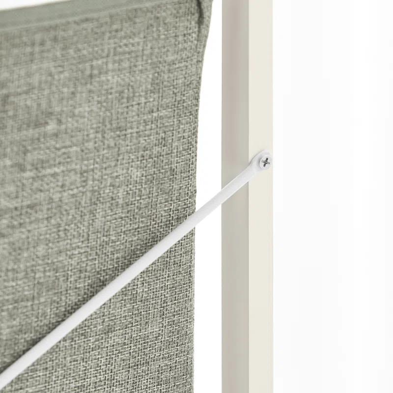 Haotian Bathroom Laundry Hamper Basket with Shelf