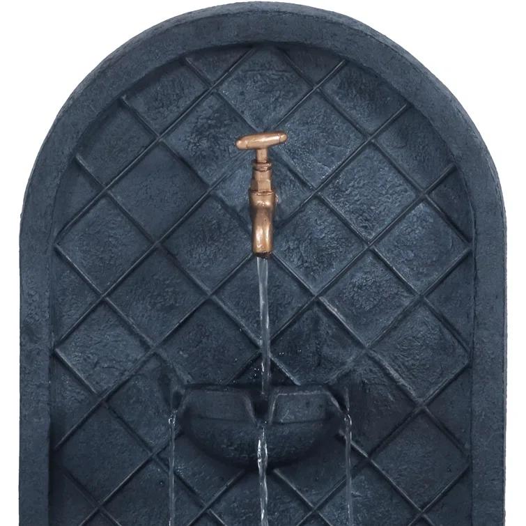 Millwood Pines Tristin Weather Resistant Wall Base Fountain