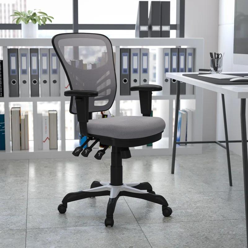 Flash Furniture Siyer Mid-Back Mesh Ergonomic Office Chair with Adjustable Arms by Flash Furniture