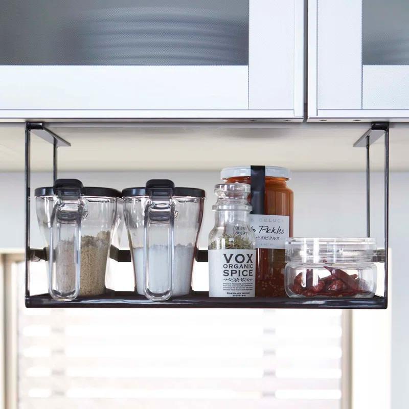 Yamazaki Home Yamazaki Home Under Shelf Spice Rack And Organizer For Kitchen Cabinets, Steel, Undershelf