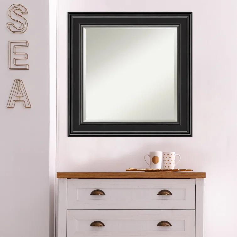 Charlton Home® Fahlman Flat Wall Mirror