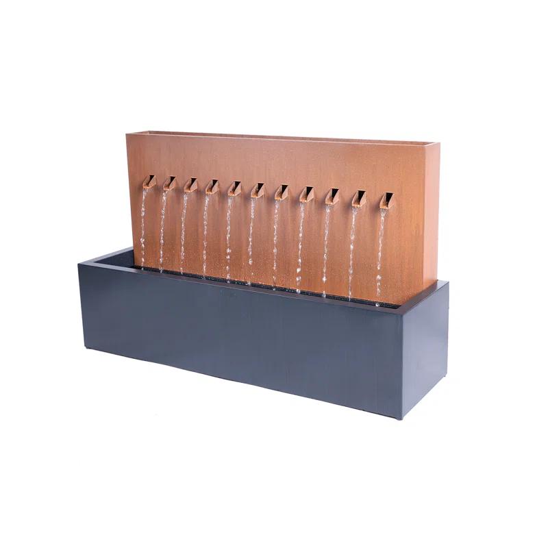 Hi-Line Gift Ltd. Metal Weather Resistant Floor Fountain