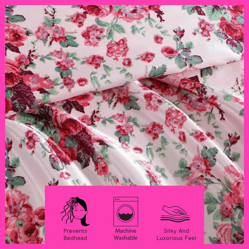 Betsey Johnson Betsey Johnson Soft Satin Sheet Sets