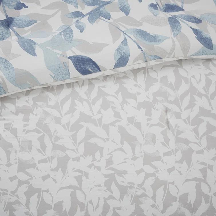 Madison Park Essentials Sofia Microfiber Reversible Comforter Set with Bed Sheets