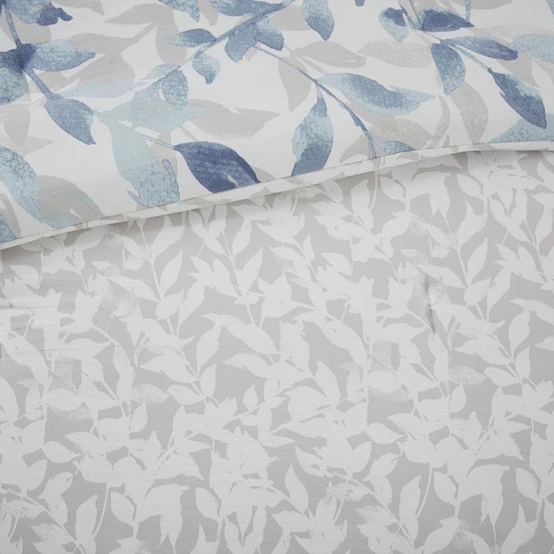 Madison Park Essentials Sofia Microfiber Reversible Comforter Set with Bed Sheets