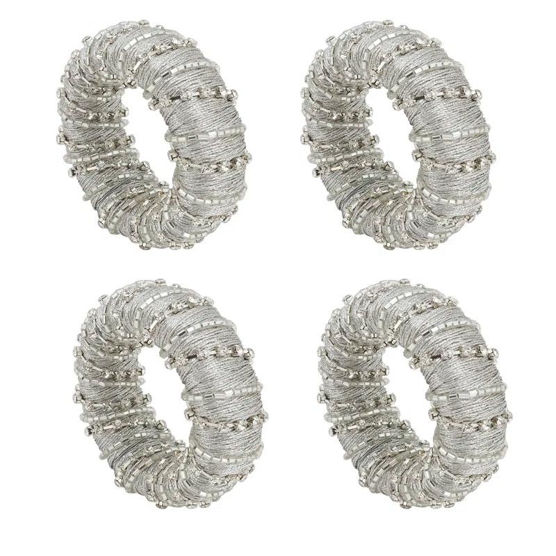 Saro Napkin Ring Collection Napkin Ring (Set of 4)