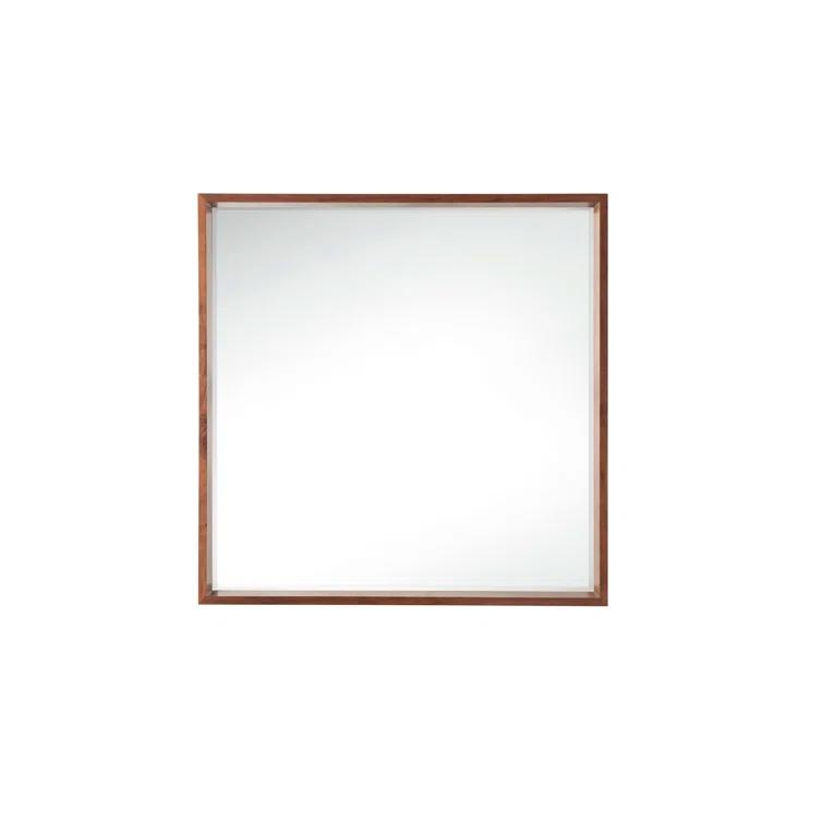 James Martin Vanities Milan Wood Flat Wall Mirror