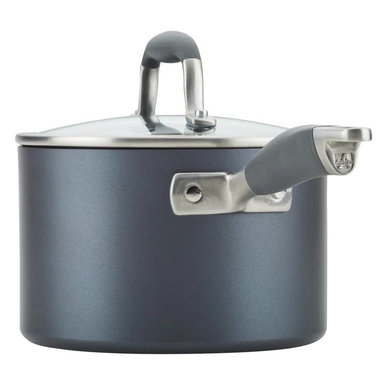 Anolon Anolon Advanced Home Hard Anodized Nonstick Cookware Set, 11 Piece