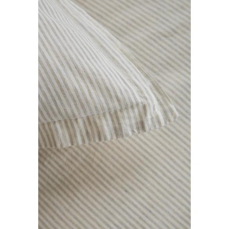 Pom Pom At Home Luke Percale Striped Duvet Cover